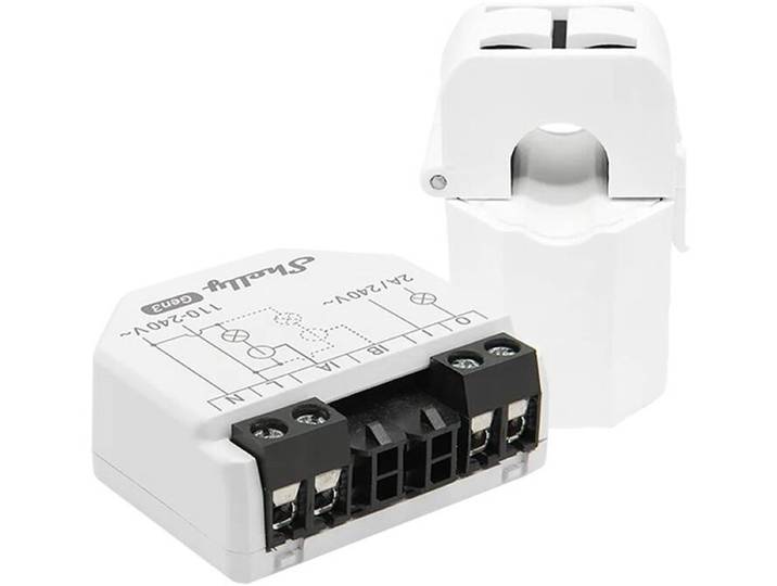 Shelly Shelly EM Gen3 - (1 x 50A CT included) Elektriciteitsmeter Bluetooth\, WiFi