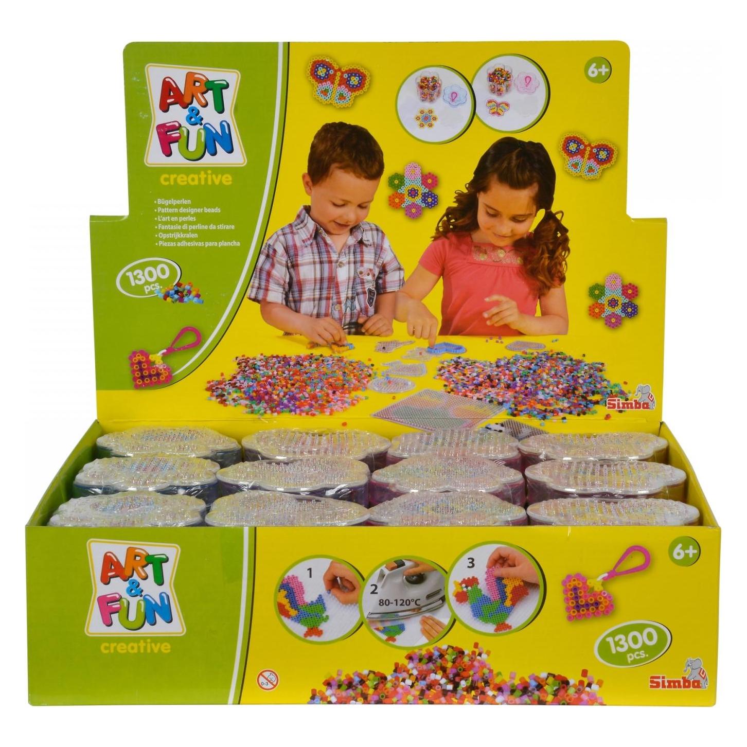 Simba Art & Fun Strijkkralenset Bloem/Vlinder (106374144)