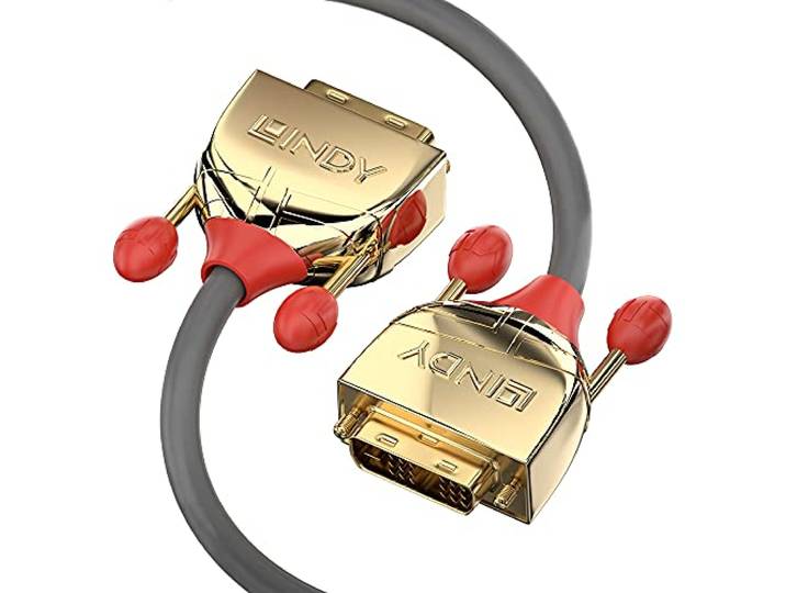 LINDY 36206 10m DVI-D Dual Link kabel, Gold Line