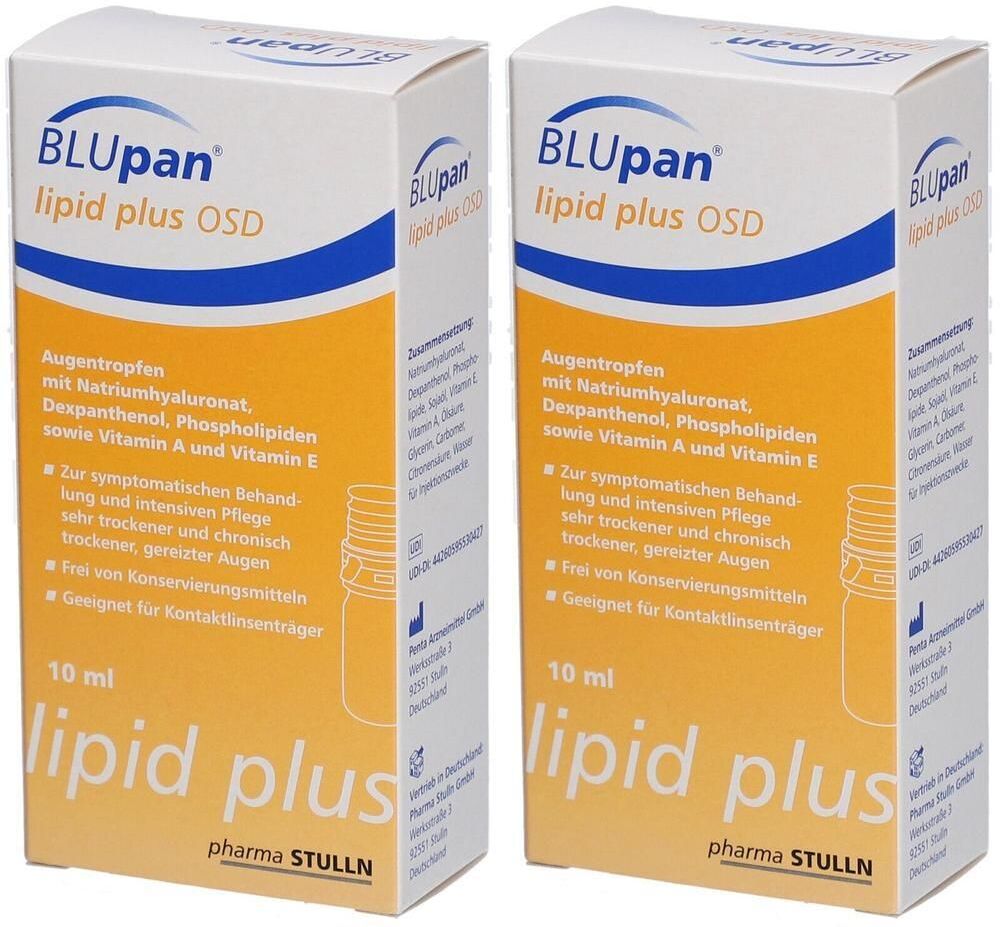 Blupan lipid plus OSD Augentropfen 2x 2x1x10 ml