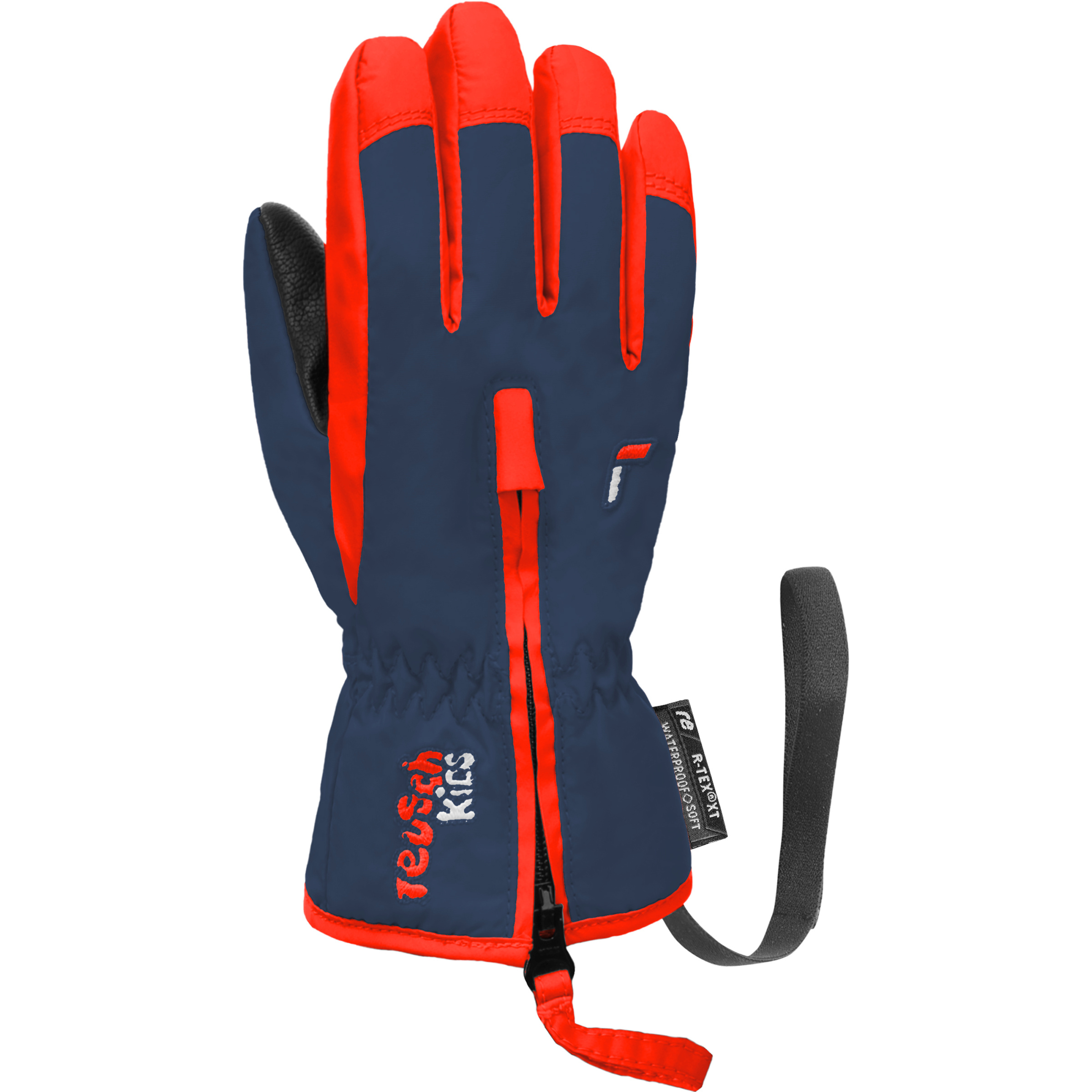 Reusch Ben Kinder Fingerhandschuhe blau Größe XL Skifahren Wasserabweisend