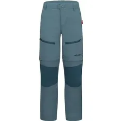TROLLKIDS Kids Nordfjord Zip-off Pants, Größe 158 in Blau Blau