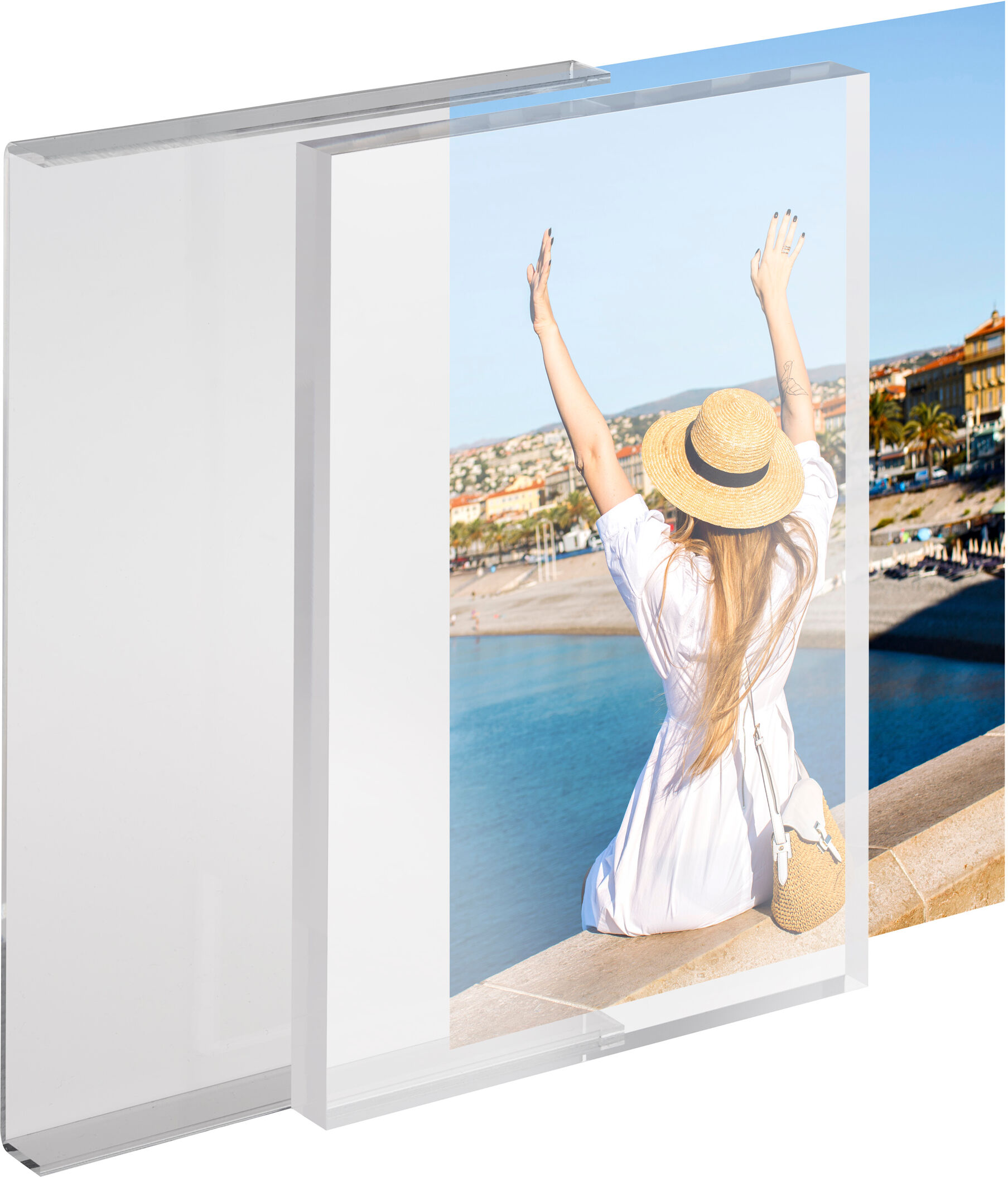 SPRINTIS Bloc photo acrylique 130 x 180 mm, acrylique (PMMA), transparent