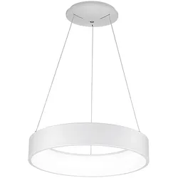 ROSSINI ILLUMINAZIONE CHOPIN – Runde LED-Pendelleuchte 60 W, 6580 lm, 3000 K, IP20, aus Weißmetall – Rossini-Gruppe – Pendelleuchte für den Innenbereich mit modernem Design