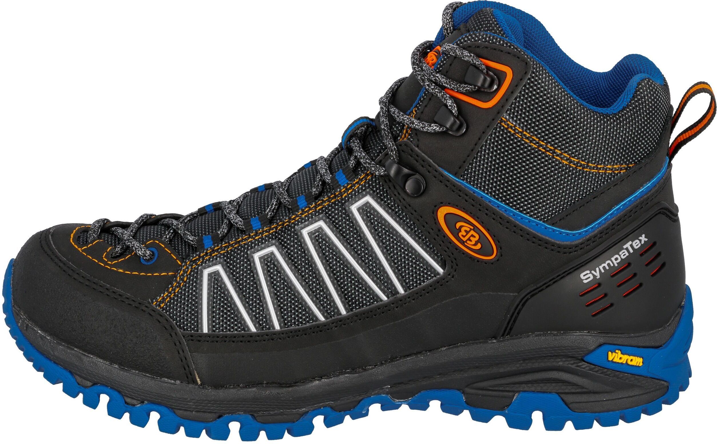 Wanderschuh BRÜTTING "Outdoorstiefel Mount Meloni", Herren, Gr. 38, schwarz, Synthetik, Schuhe Wanderschuh schwarz 38