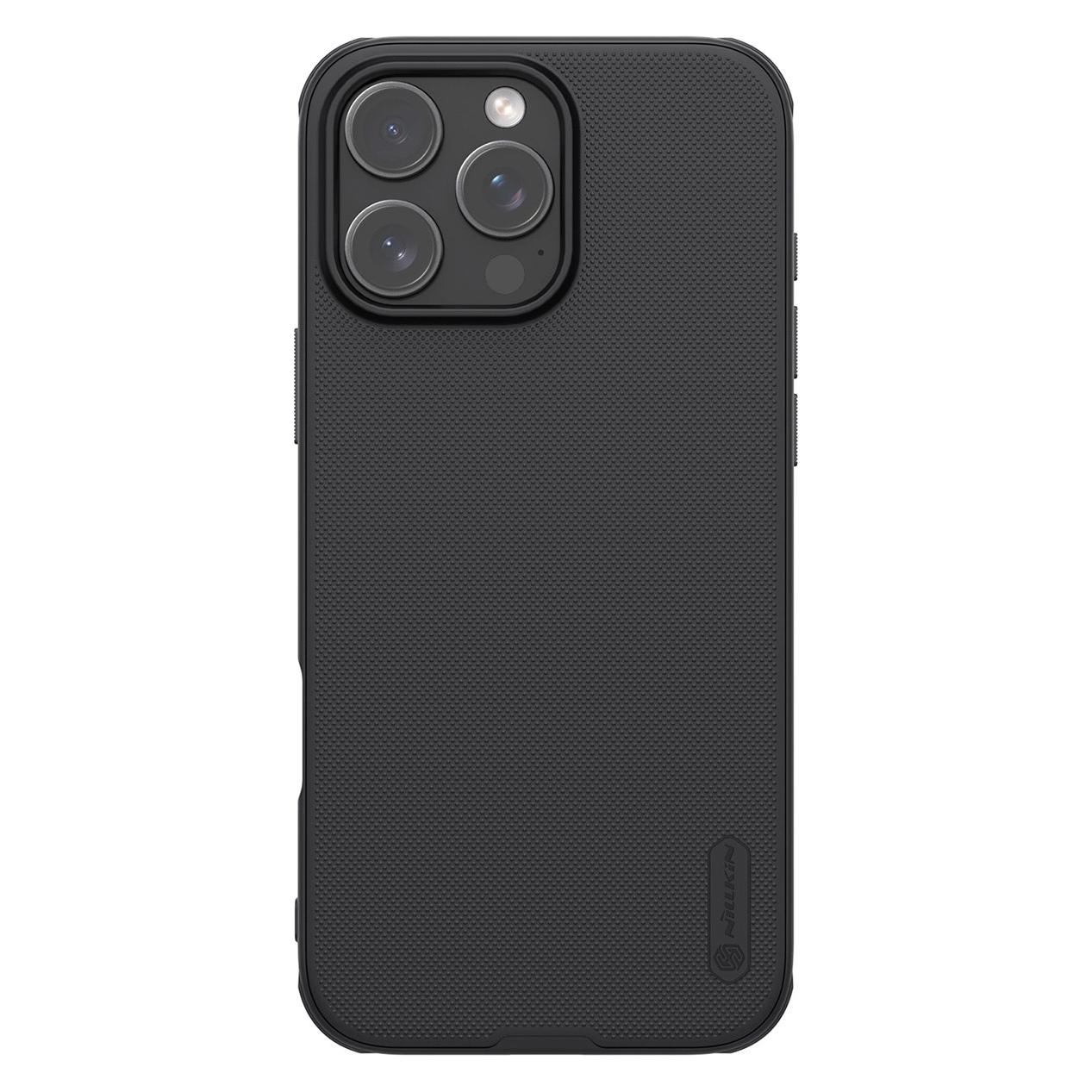 Nillkin Super Frosted Shield Pro Hülle für iPhone 16 Pro 6,3" schwarz (Apple iPhone 16 Pro) (Super Frosted Shield Pro AP iPhone16 Pro Black)