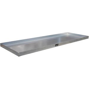 BAUER Auffangwanne KGW 5, aus verzinktem Stahl, 185 x 60cm, Kleingebindewanne, 40 Liter