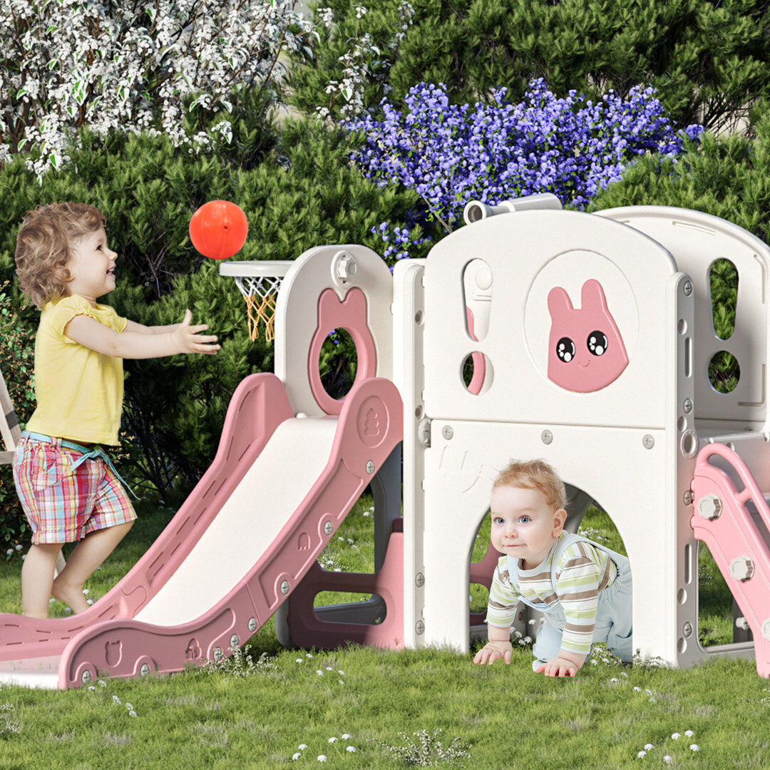 LeFluffy Indoor Slide Pink 96.5cm H X 152cm W X 163cm D