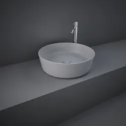 RAK Feeling Aufsatz-Waschbecken FEECT4200503A rund, 42cm, grau matt