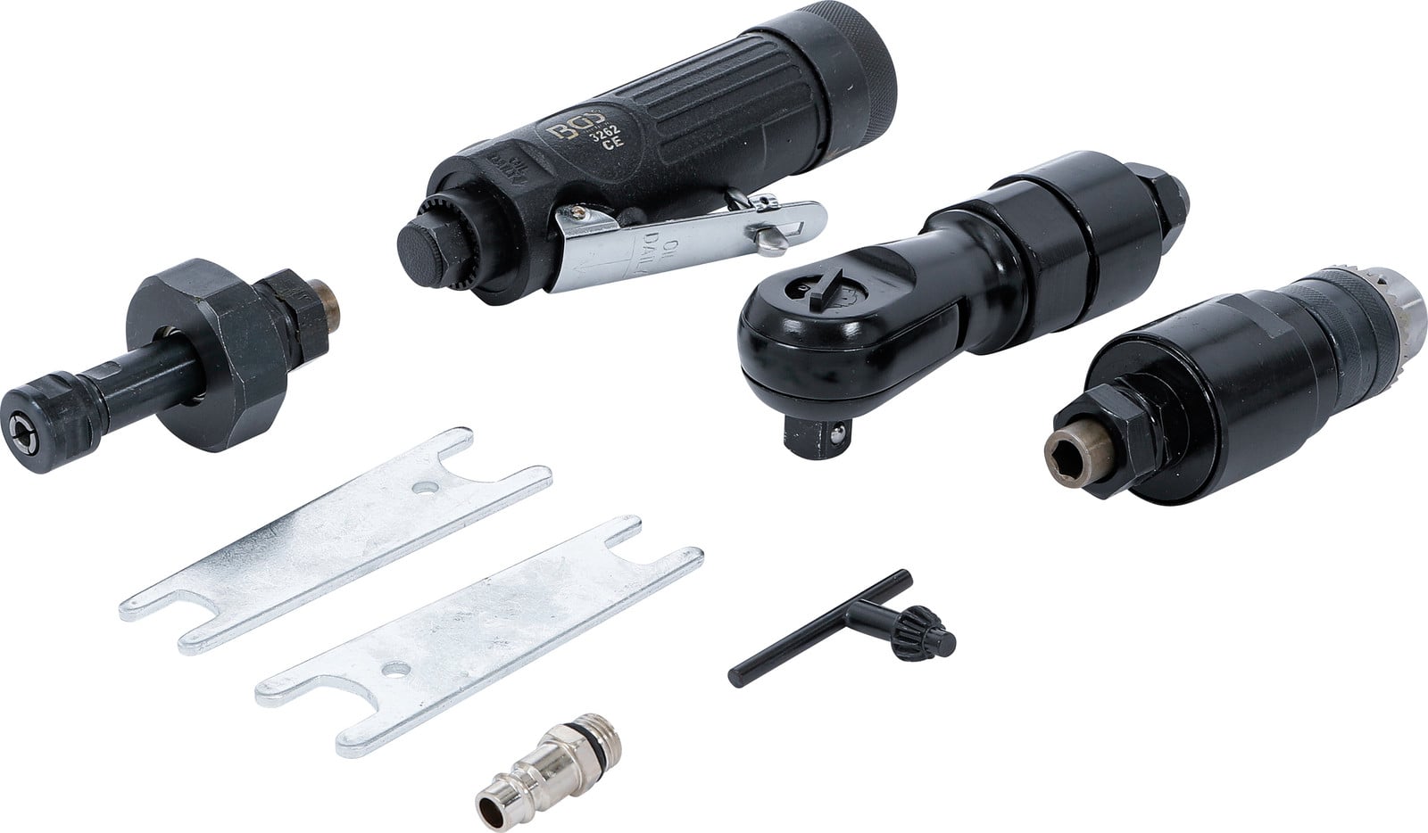 BGS Technic 3262 Multigereedschap op lucht met 3 verwisselbare opzetstukken