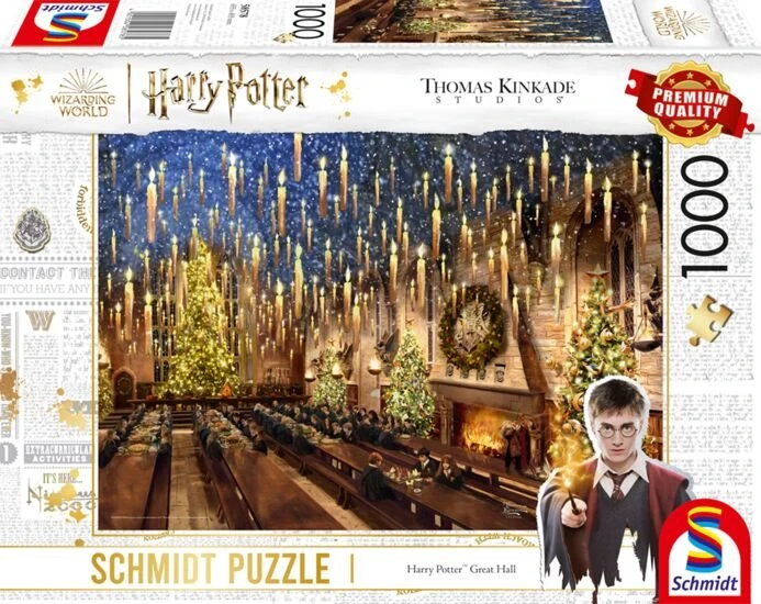 Schmidt Spiele Thomas Kinkade Studios Wizarding World Harry Potter - Great Hall (1000 Teile)