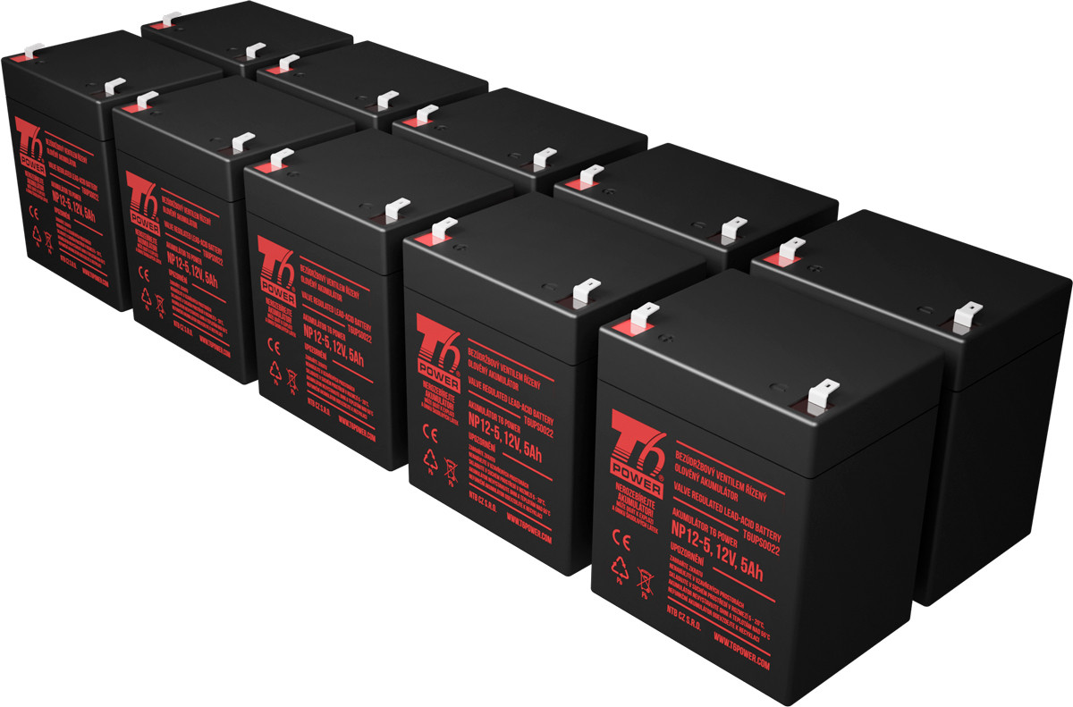 Sada T6 Power VRLA batterijen voor APC Symmetra RM, 12V