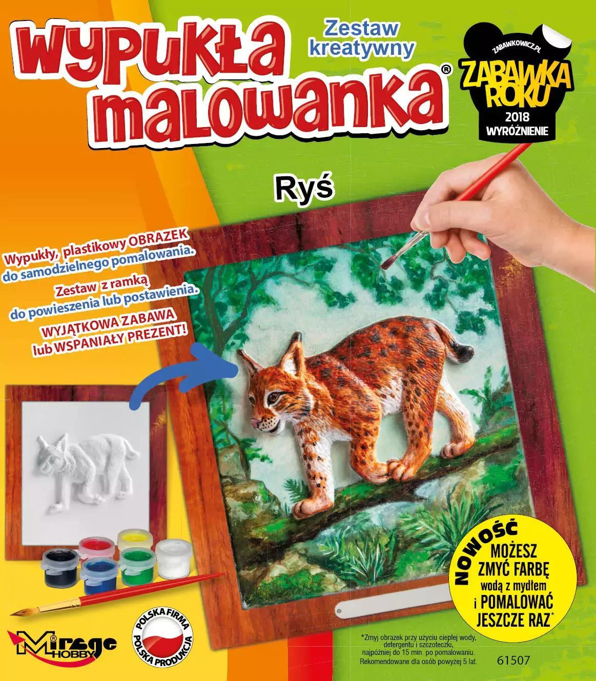 Mirage Hobby Creatieve kleurplaat set met rijstmotieven, verf en kwast