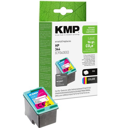 KMP H27 Tintenpatrone color kompatibel mit HP C 9363 E