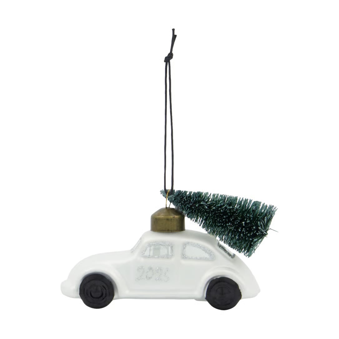 House Doctor Kersthanger Car Wit-zilver