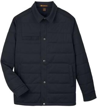 Harriton M821 Guardian Soft Shell Chore Coat in Black size 2XL   Polyester