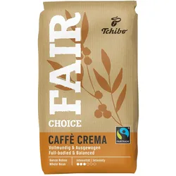Tchibo - Fair Choice Caffè Crema - 1 kg Ganze Bohne - Intensität: 3/6