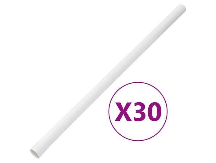 vidaXL Installationsrohre mit Clips Ø32 mm 30 m PVC