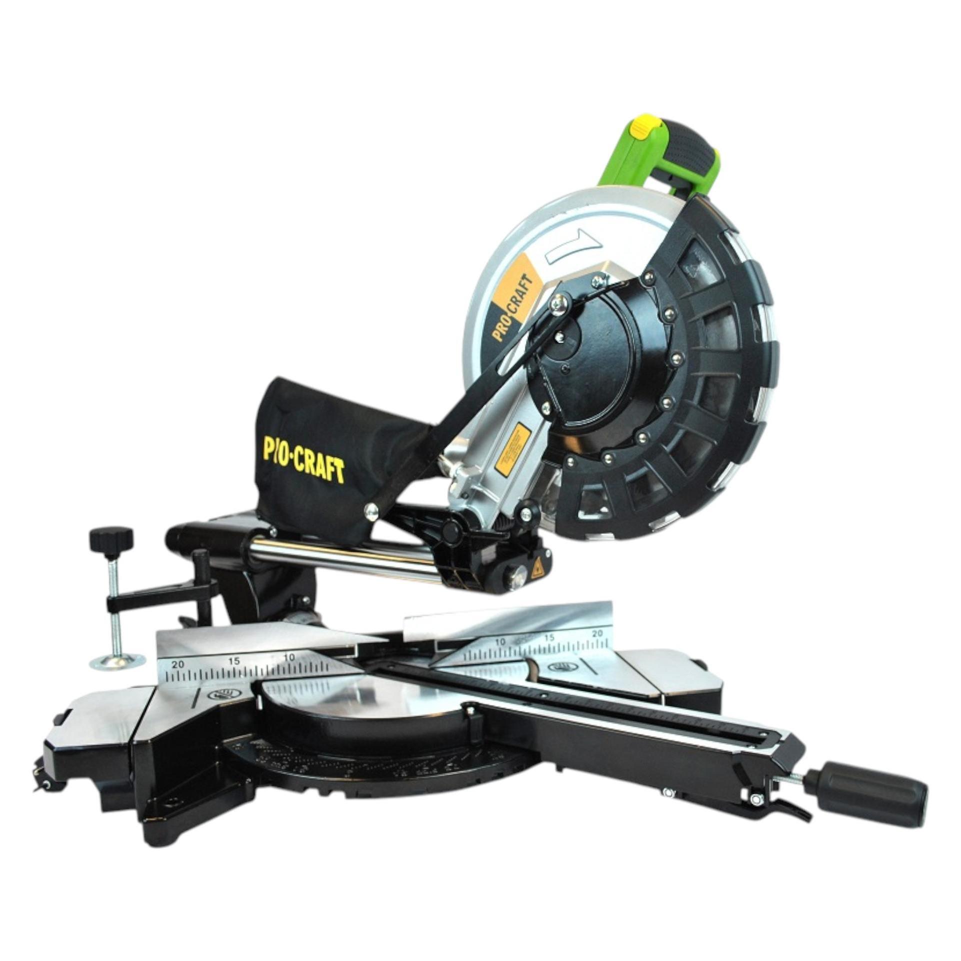 Procraft PGS256 Kappsäge 2000 Watt 255 mm mit Schlitten + Sägeblatt (PGS256)