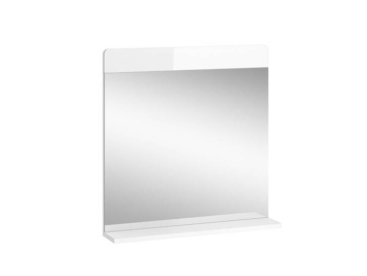 Vicco Badezimmerspiegel Izan Weiß 60 x 62 cm, Glas, Rechteckig, 60x62x12 cm, Badezimmer, Badezimmerspiegel, Badspiegel