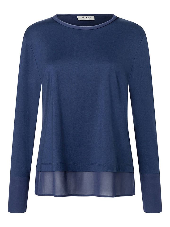 Maerz Muenchen Bluse in Dunkelblau - 34