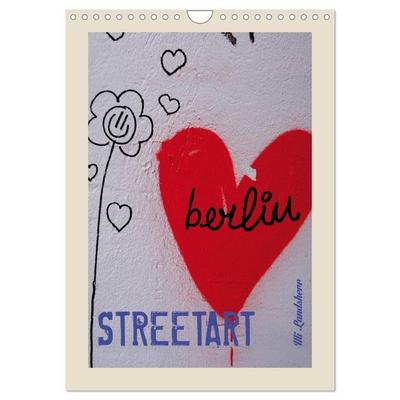 Berlin Love Streetart (Wandkalender 2027 DIN A4 hoch), CALVENDO Monatskalender