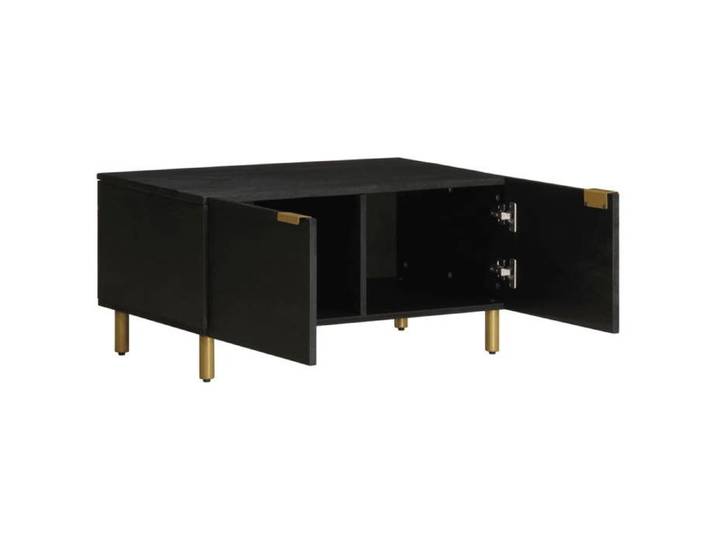 Table basse/Table de canapé - JILI - Noir - 80x50x40 cm - Bois d'ingénierie 401765312