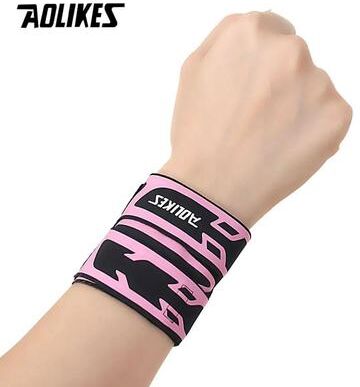 Uplift Essentials Ultra Thin Compression Wrist Straps And Lightweight Support Wraps pink