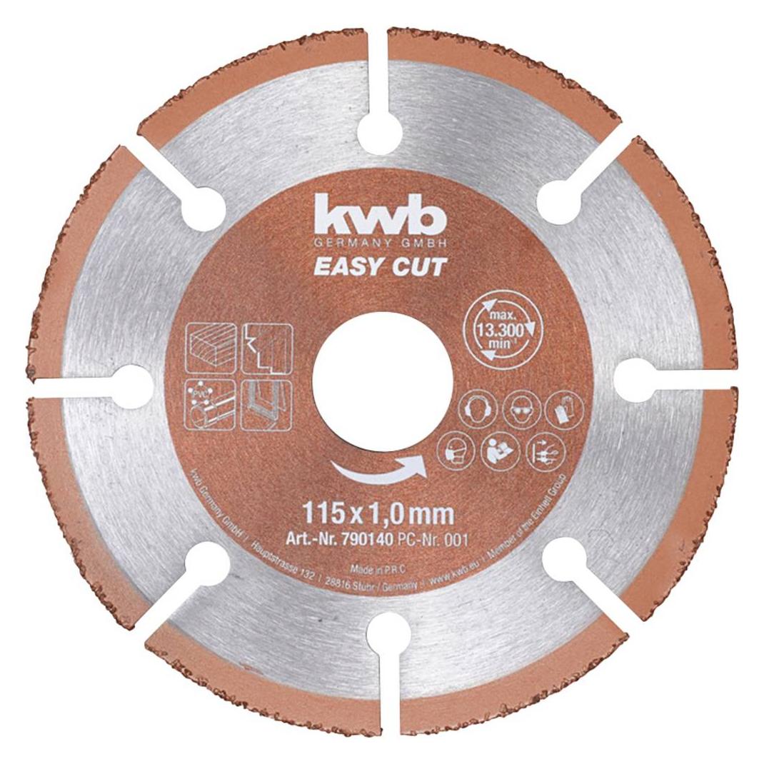 kwb Trennscheibe gerade EASY CUT HM TRENNSCHEIBE, UNIVERSAL (790540)