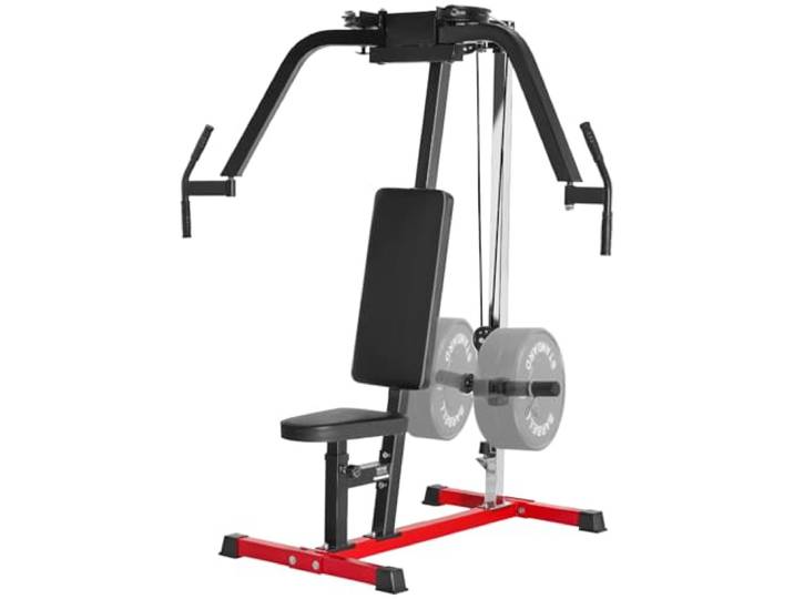 VEVOR Appareil de Musculation Écarté Incliné et Écarté Inversé\, Presse Pectoral Réglable\, Capacité de 204 kg\, Équipement d’Entraînement pour Poitrine\, Dos\, Deltoïde Arrière et Épaules\, Gym Domicile