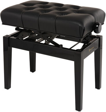 K&M 13963 Hydraulic Piano Bench Schwarz poliert