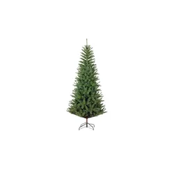 Kunsttannenbaum   , grün , Kunststoff,Metall , Maße (cm): H: 155  Ø: 76