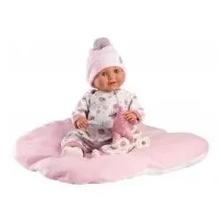 Llorens Heidi Babypuppe weinend mit Kissen 42cm