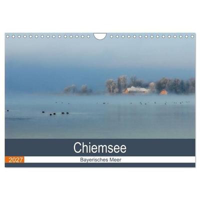 Chiemsee - Bayerisches Meer (Wandkalender 2027 DIN A4 quer), CALVENDO Monatskalender