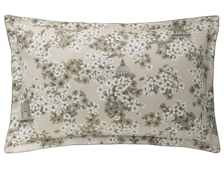 Bettwäsche Fine Fleur, Crème, Oliv Vanderschooten / Grösse: 65 x 100