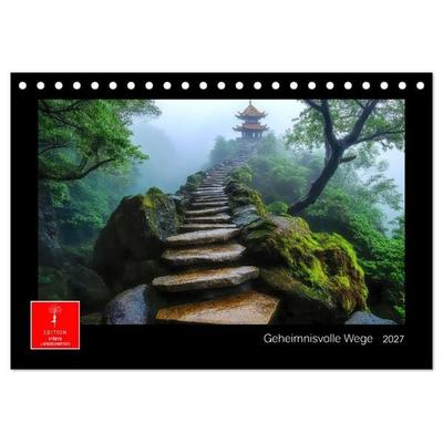 Geheimnisvolle Wege (Tischkalender 2027 DIN A5 quer), CALVENDO Monatskalender