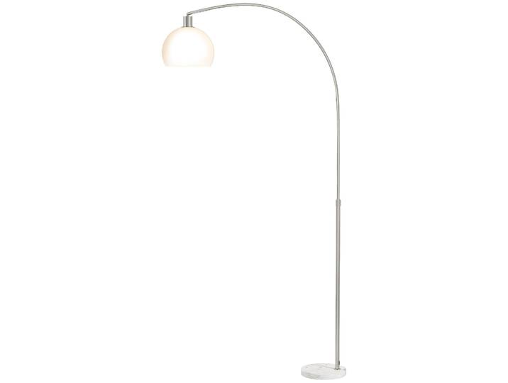 HOMCOM Stehlampe Wohnzimmer im Bogen Design mit Marmorsockel