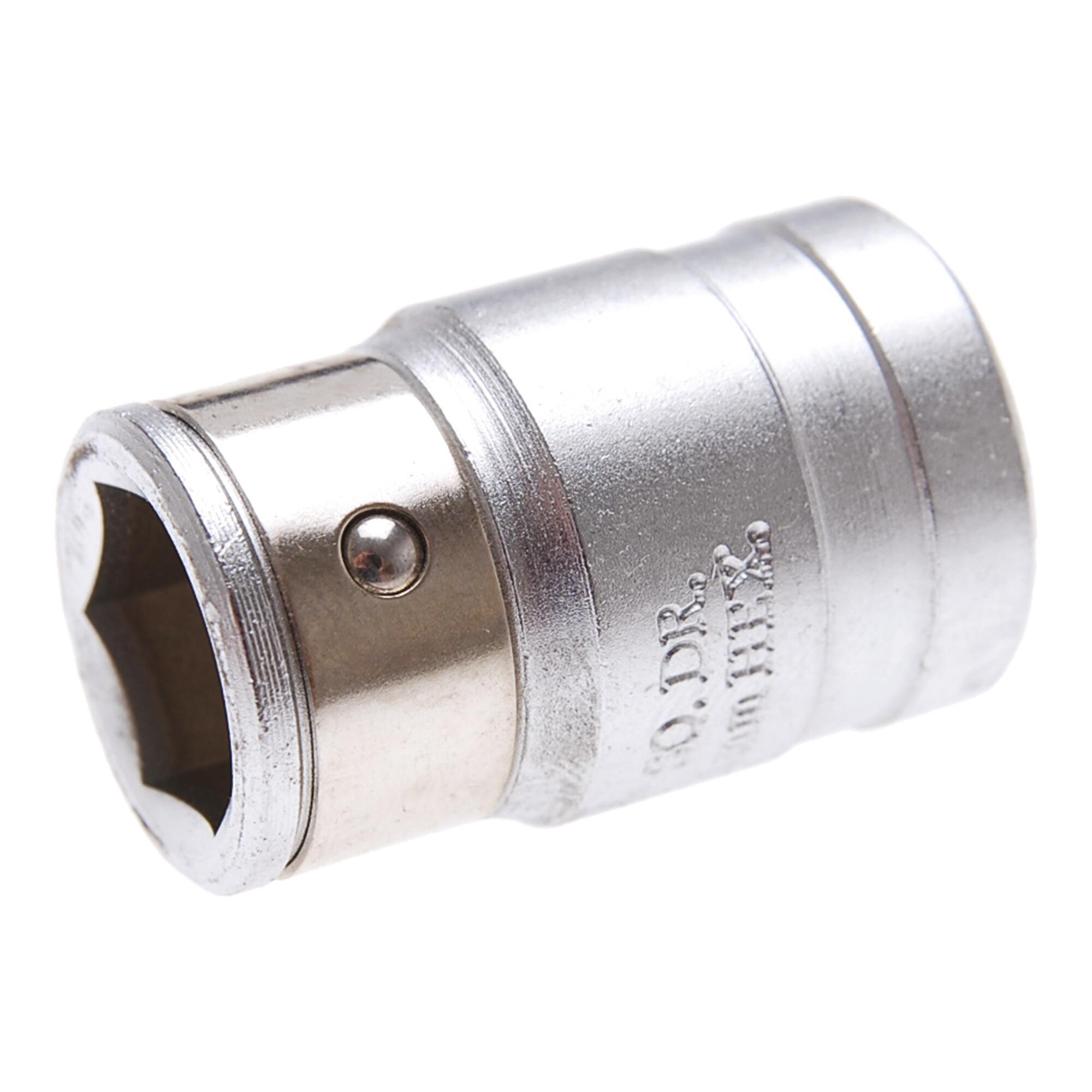 BGS Bit-Adapter mit Haltekugel Innenvierkant 12,5 mm (1/2") Innensechskant 14 mm ; BGS technic (284)