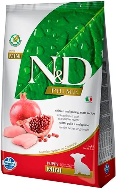 Farmina Ração Cão Puppy Mini ND Prime Frango E Romã 2.5 Kg