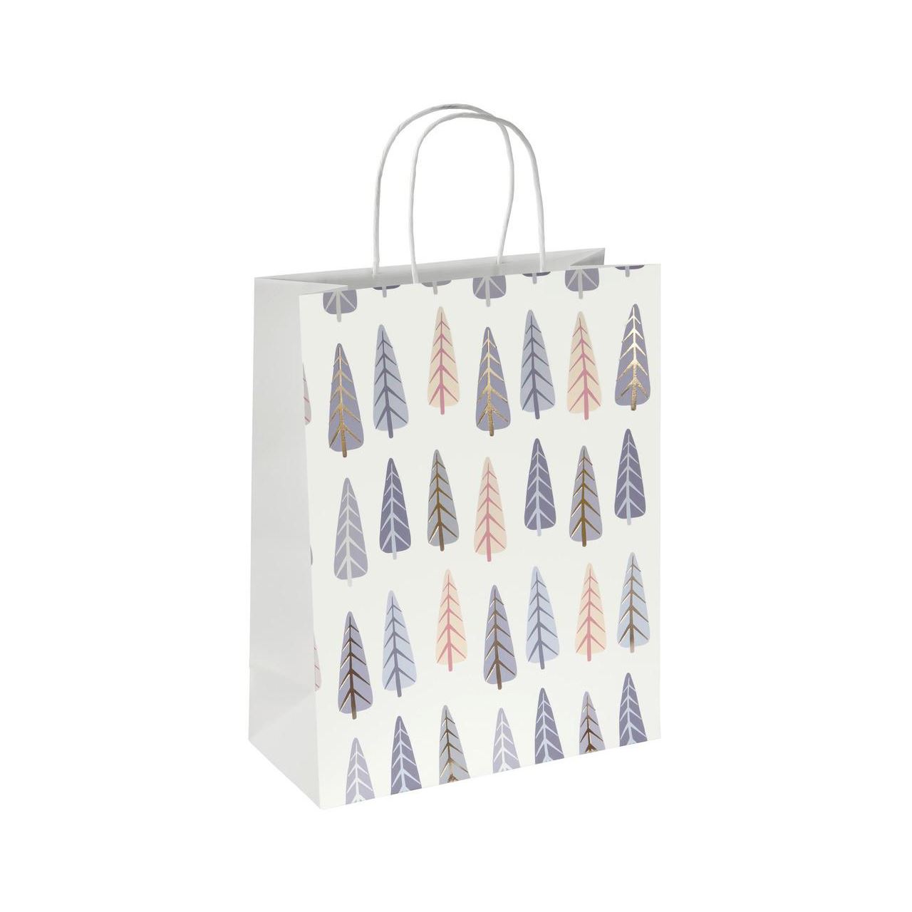 SIGEL 5 Geschenktaschen Pine trees Motiv 26,0 x 33,0 cm