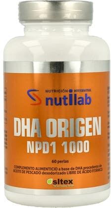 Nutilab DHA Origen NPD1 1000 60 Perlas