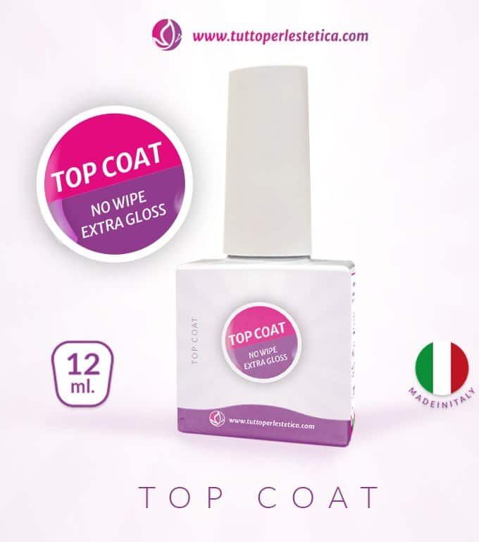 Tuttoperlestetica Top Coat no wipe extra gloss Lucida e Ripara da 12 ML Hema e TPO Free