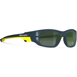 Demon, Mädchen, Sportbrille, Time (Schwarz, Rubber Blue-Yellow Mirror), Schwarz