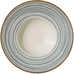 METRO Professional Pastateller Madleen, Steinzeug, Ø 28 cm, grau, 6 Stück