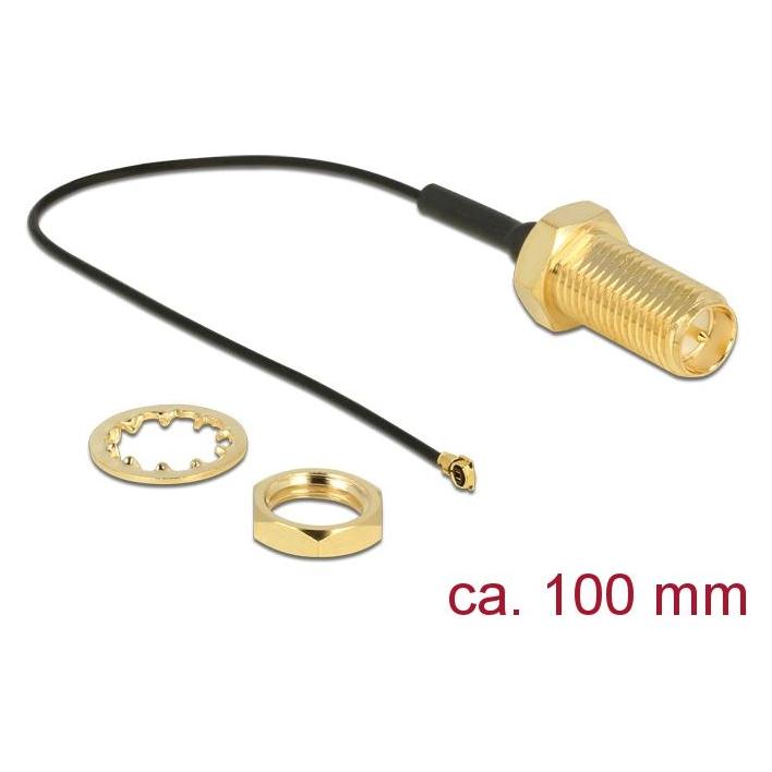 Delock RP-SMA-Bu - MHF-4 Kabel (Antennenkabel) (12465)