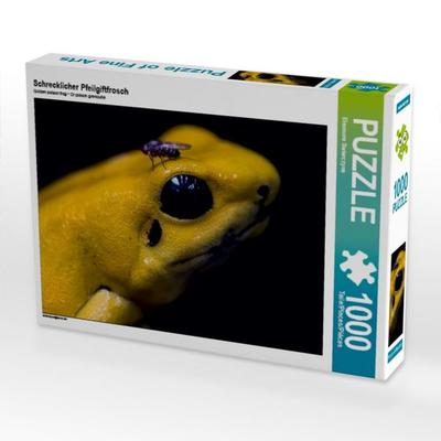 CALVENDO Puzzle Schrecklicher Pfeilgiftfrosch | 1000 Teile Lege-Größe 64 × 48 cm Foto-Puzzle für glückliche Stunden