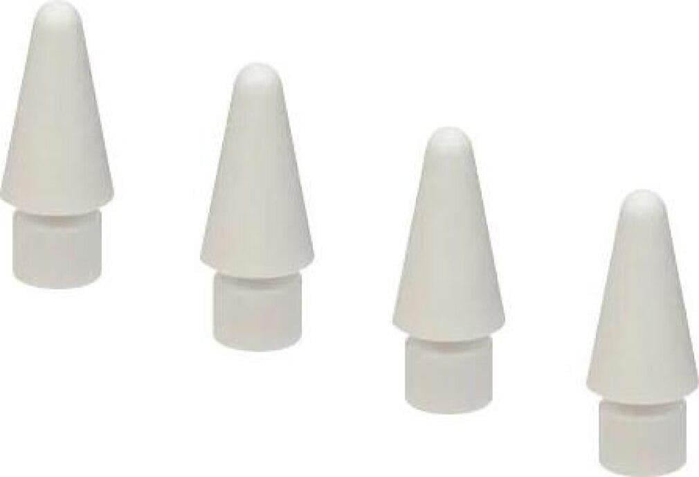 Tucano Stylus Tips voor Originele Apple Pencil - 4 stuks - Wit