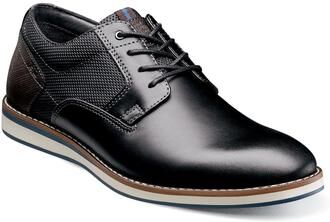 Nunn Bush Circuit Plain Toe Oxford Shoes - Mens 8 Black Oxford Medium