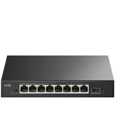 Cudy Netzwerk-Switch (9 Ports), Netzwerk Switch, Schwarz