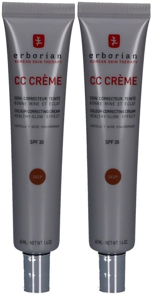 erborian Korean Skin Therapy CC Creme Deep x2 2x40 ml